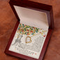 For My Daughter Forever Love Necklace with On Demand Message Card