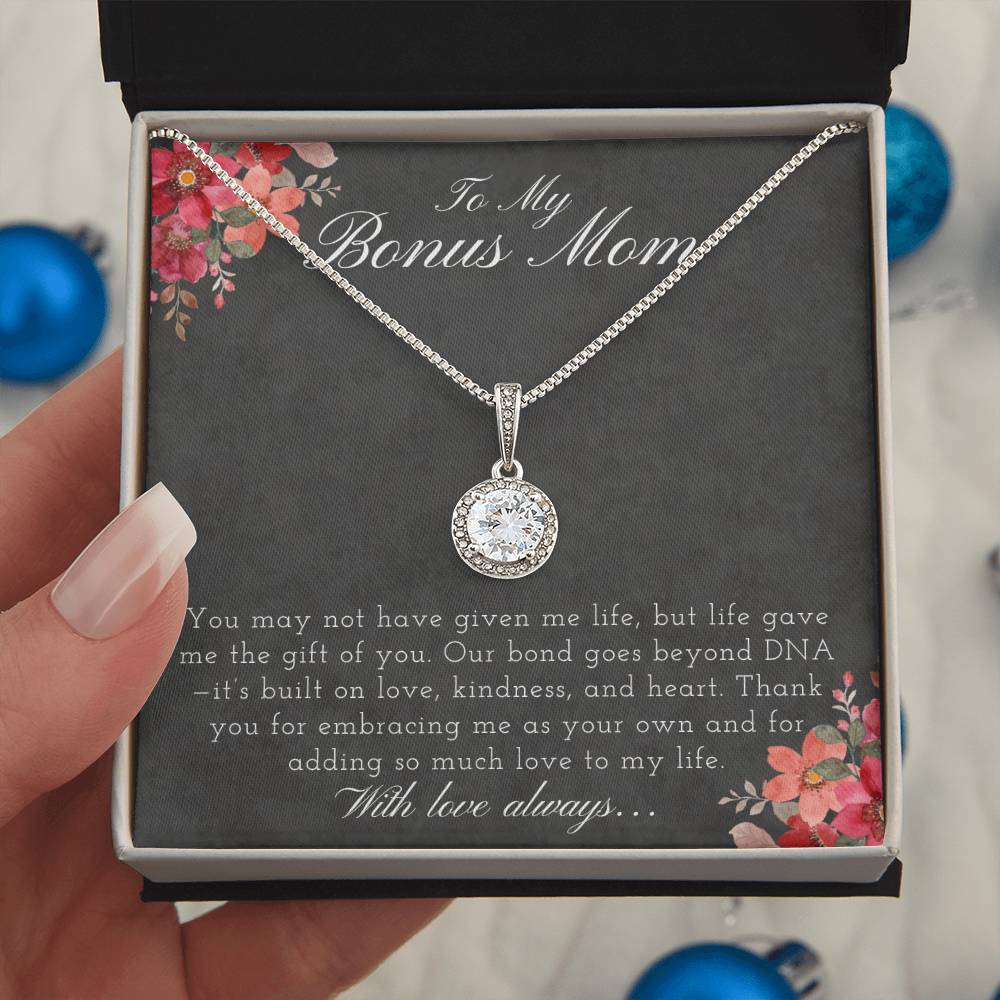 To My Bonus Mom - The gift of you - Eternal Hope Necklace