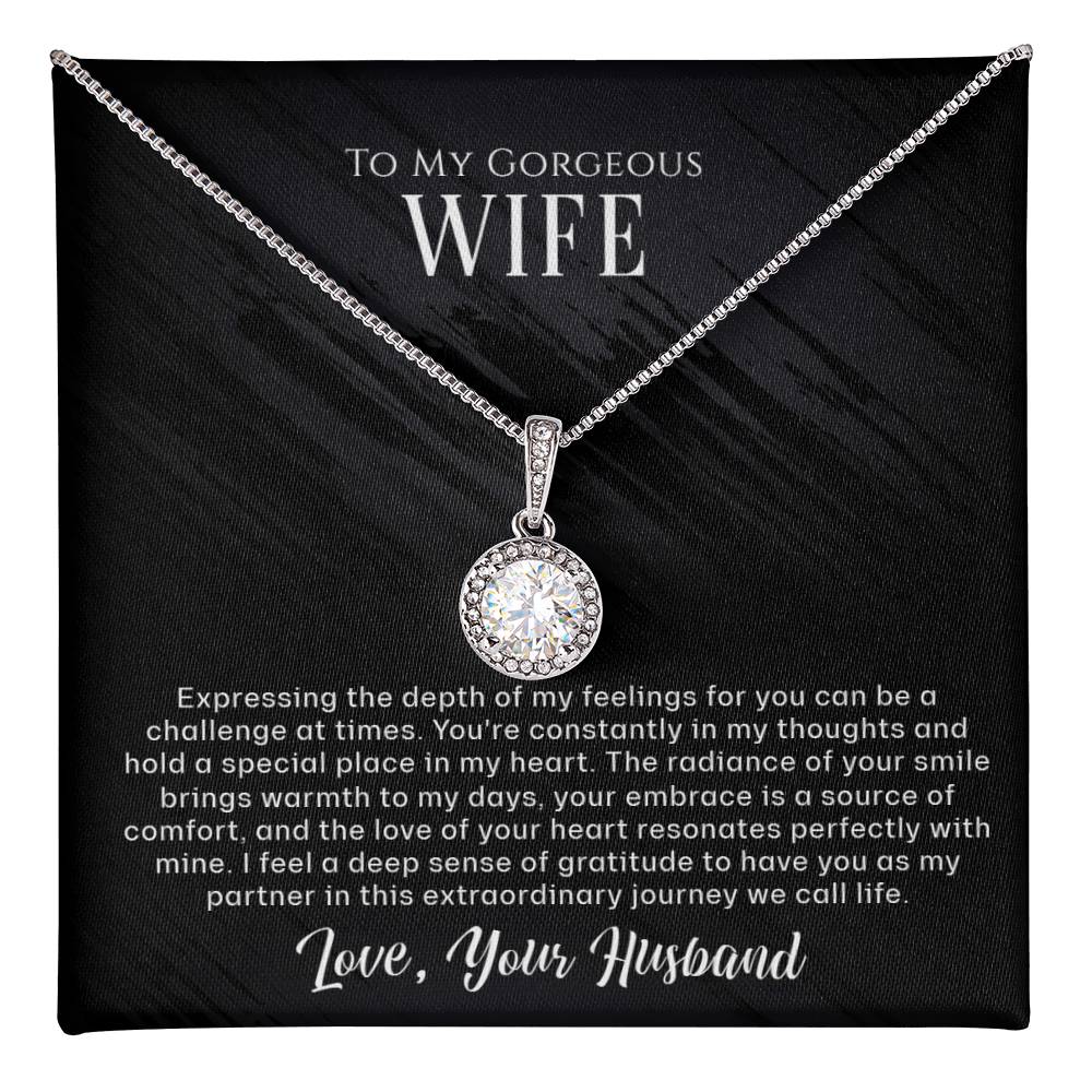 To My Gorgeous Wife - Special Place In My Heart - Pendant Necklace