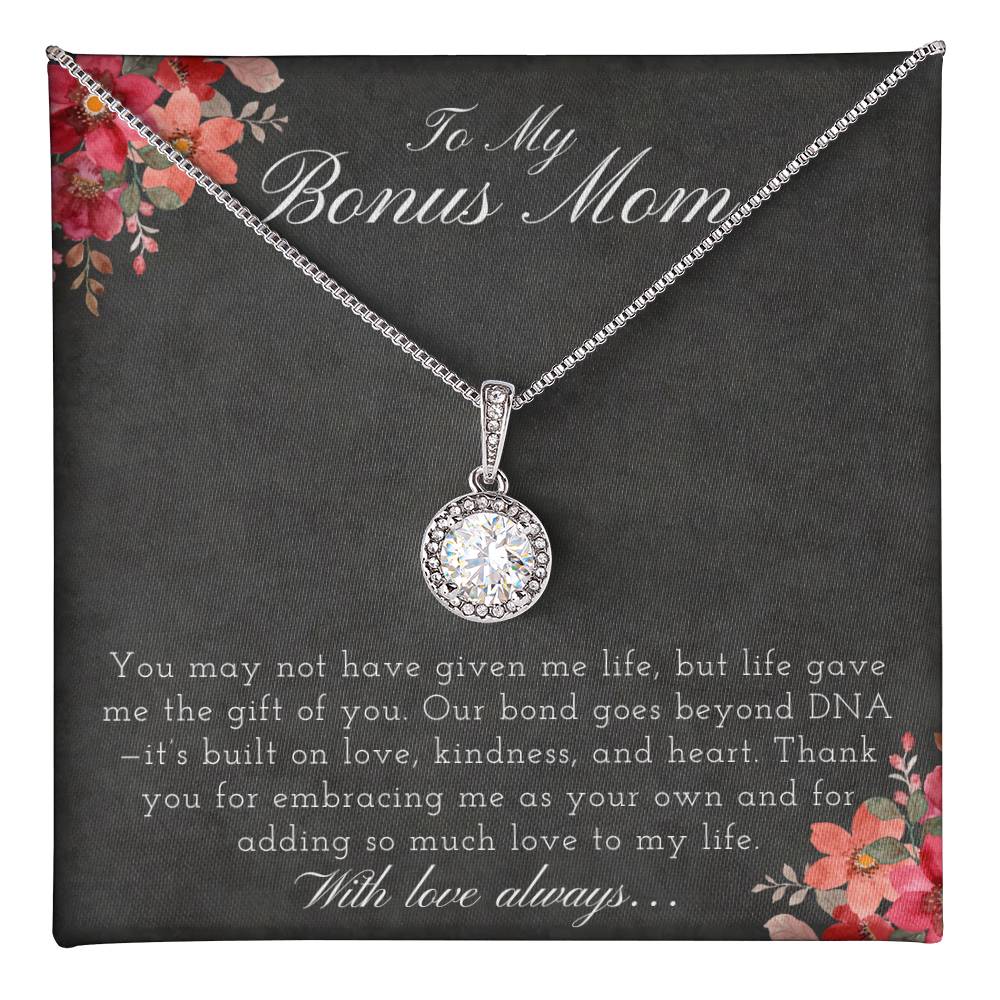 To My Bonus Mom - The gift of you - Eternal Hope Necklace