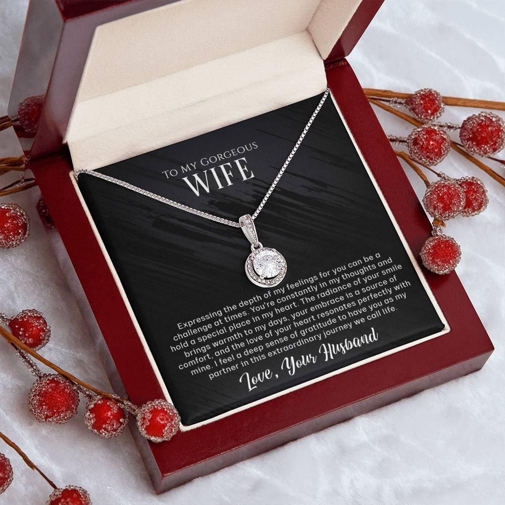 To My Gorgeous Wife - Special Place In My Heart - Pendant Necklace