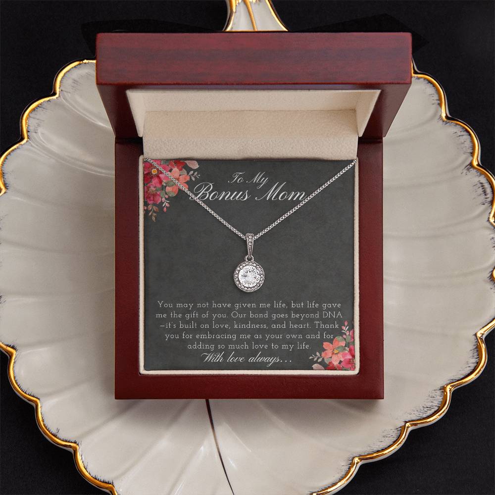 To My Bonus Mom - The gift of you - Eternal Hope Necklace