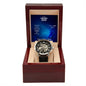 For My Husband Men's Openwork Watch + MC