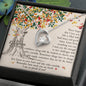 For My Daughter Forever Love Necklace with On Demand Message Card
