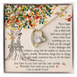 For My Daughter Forever Love Necklace with On Demand Message Card