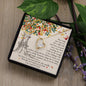 For My Daughter Forever Love Necklace with On Demand Message Card