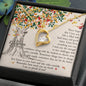 For My Daughter Forever Love Necklace with On Demand Message Card