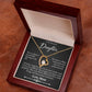 To My Beautiful Daughter - A Remarkable Blessing - Forever Love Necklace