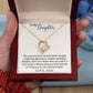 To My Daughter - I Promise to Loving You - Forever Love Necklace