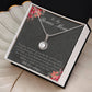 To My Bonus Mom - The gift of you - Eternal Hope Necklace