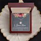 To My Bonus Mom - The gift of you - Eternal Hope Necklace