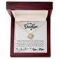 To My Daughter - Happiness You Bring Me - Love Knot Necklace
