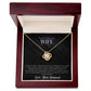 To My Gorgeous Wife - Always Close To My Heart - Love Knot Necklace