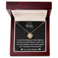 To My Wife - In My Heart - Love Knot Necklace