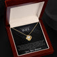 To My Gorgeous Wife - Always Close To My Heart - Love Knot Necklace