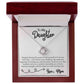 To My Daughter - Happiness You Bring Me - Love Knot Necklace