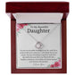 To My Beautiful Daughter - Incredible Blessing - Love knot silver