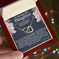 To My Beautiful Daughter - My Most Precious Gift - Interlocking Hearts Necklace