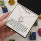 To My Daughter - I Promise to Loving You - Forever Love Necklace