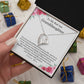 To My Bad Ass Granddaughter - Incredible Blessing - Forever Love Necklace