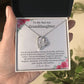 To My Bad Ass Granddaughter - Incredible Blessing - Forever Love Necklace