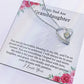 To My Bad Ass Granddaughter - Incredible Blessing - Forever Love Necklace