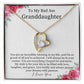 To My Bad Ass Granddaughter - Incredible Blessing - Forever Love Necklace