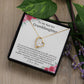 To My Bad Ass Granddaughter - Incredible Blessing - Forever Love Necklace